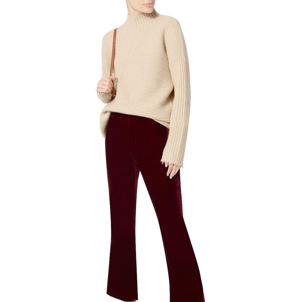 Intermix Preston distressed cashmere wool sweater
